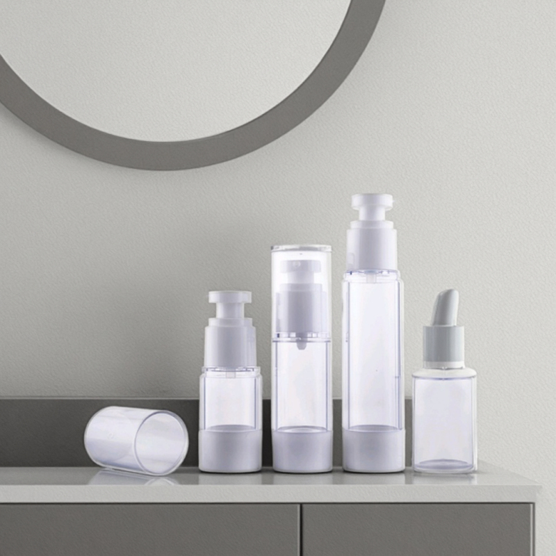 15ml 30ml 50ml Airless Pump Plastic Cosmetic Bottle with Seal for Skin Care Serum