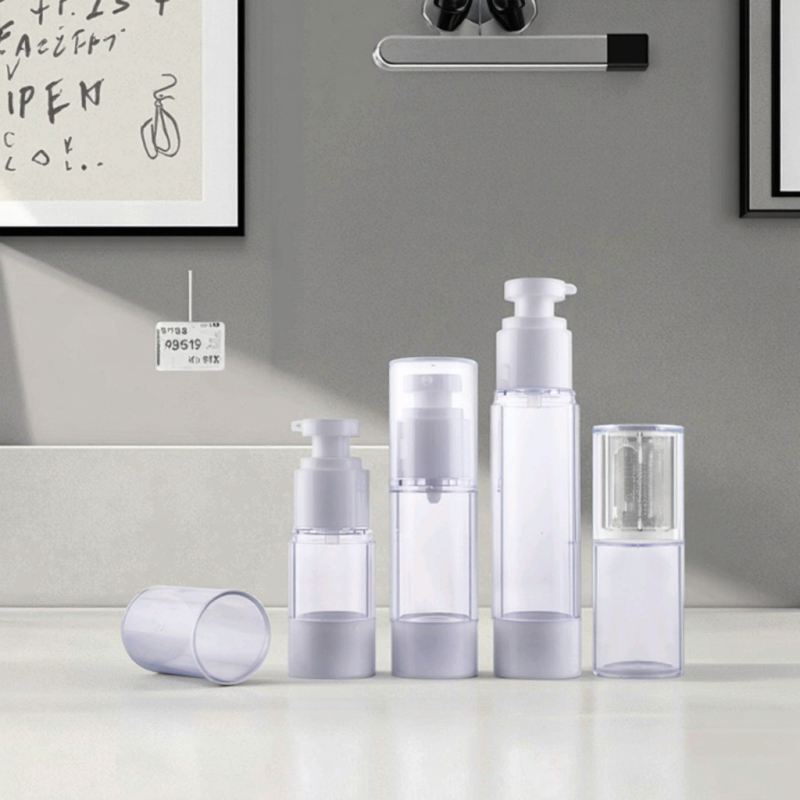 15ml 30ml 50ml Airless Pump Plastic Cosmetic Bottle with Seal for Skin Care Serum