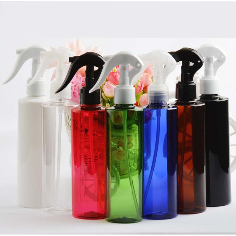 250ml for Clear Plastic PET Room Spray Bottle with Pump for Disinfection Used for Skin Care Packaging Serum Shampoo