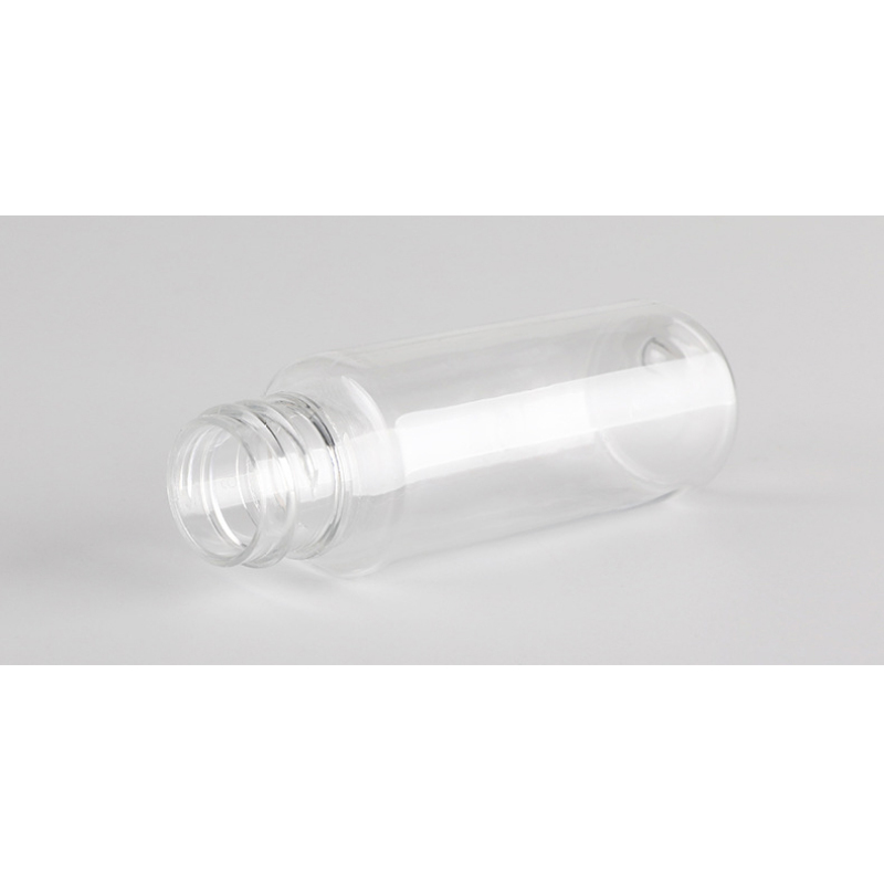 20ml Flat Shoulders PET Plastic Sample Bottle for Skin Care Serum or Facial Cleanser Easy Open End Cosmetic Packaging