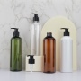 Wholesale High Quality Refillable Lotion Bottle 500ml Round Shoulder Plastic Spray Bottle for Cosmetic