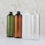 Wholesale High Quality Refillable Lotion Bottle 500ml Round Shoulder Plastic Spray Bottle for Cosmetic