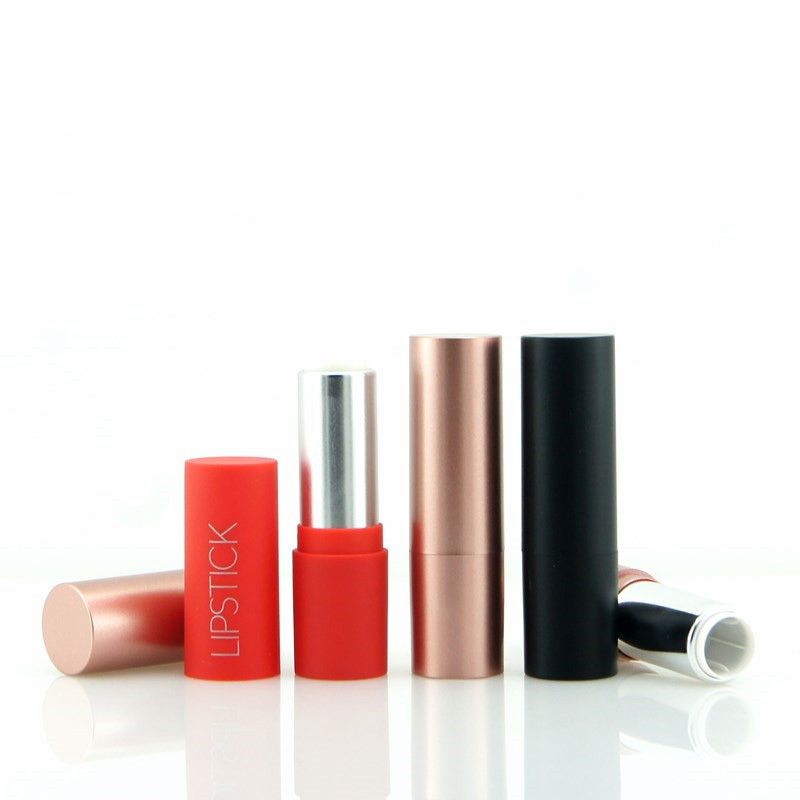 Wholesale 3g Fancy Empty Black Plastic Lipstick Tube Low MOQ for Cosmetic Packaging 5g Capacity