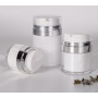 Wholesale 15ml 30ml 50ml Luxury Refillable Empty Arylic Airless Pump Lotion Jar for Cosmetic