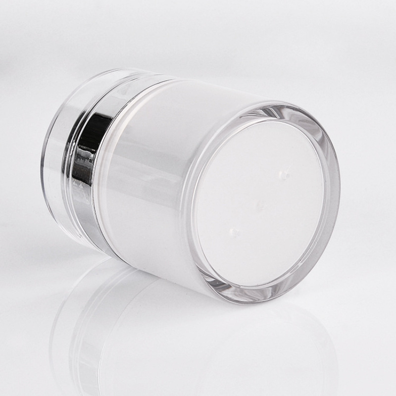 Wholesale 15ml 30ml 50ml Luxury Refillable Empty Arylic Airless Pump Lotion Jar for Cosmetic