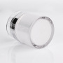 Wholesale 15ml 30ml 50ml Luxury Refillable Empty Arylic Airless Pump Lotion Jar for Cosmetic