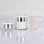 Wholesale 15ml 30ml 50ml Luxury Refillable Empty Arylic Airless Pump Lotion Jar for Cosmetic