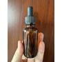 2025 Hot Selling Wholesale Amber Cosmetics  Essential Oil Face Serum Boston Glass Dropper Bottles
