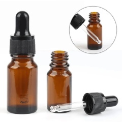 Luxury 5ml 10ml 15ml 20ml 30ml 50ml 100ml Empty Round Glass Essential Oil Dropper Bottle