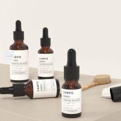 Luxury 5ml 10ml 15ml 20ml 30ml 50ml 100ml Empty Round Glass Essential Oil Dropper Bottle