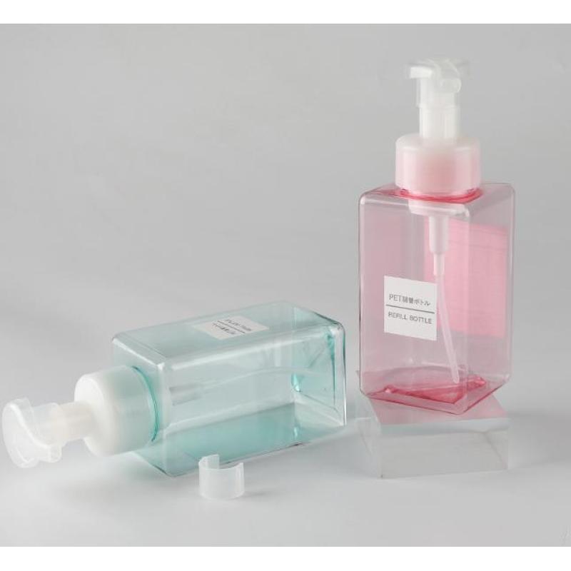 Sunshine Promotion PETG Mousse Foam Bottle Lotion 250 ml Cosmetic Cleanser Shampoo Foam Bottle Empty Bottles for Lotion
