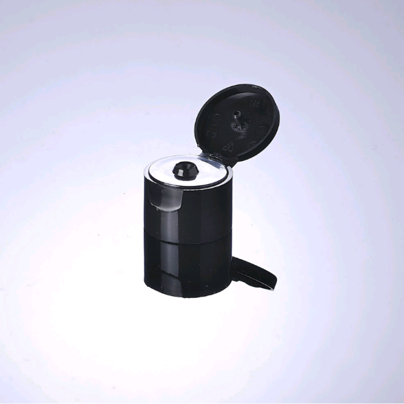 PET Amber Cosmetic Packaging Plastic Bottles with Flip Top Cap
