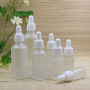 Elite Custom 10ml 50ml Frosted Dropper Bottles Private Label Serum Packaging Luxury Cosmetic Containers