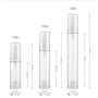Airless 5ml 10ml 15ml Cheap Pump Spray Bottle Round Plastic Pump Bottle for Lotion