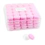 Cheap Price 3g 5g pink Black clear Small Plastic Cosmetic Jars pink Cosmetic Jars and Bottles