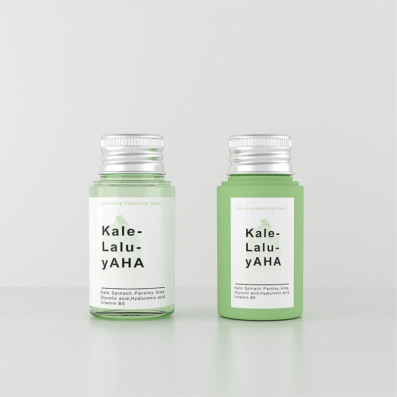 Private Label Screw Cap Eco Friendly Plastic Cosmetic Lotion Serum Toner Bottle 30ml 50ml 100ml for Travel