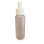 Hot Sales 30ml Flat Shoulder Glass Dropper Bottle Frosted Transparent with Dropper Bottles for Cosmetic