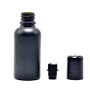 Black Frosted Glass Essential Oil Bottle 30ml Roll-On Seal Big Quantity Price