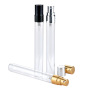 Portable 10ml Clear Glass Perfume Spray Bottles Recyclable Empty Lady Sample Bottles for Travel 10ml