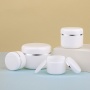 10G 20G 30G 50G 100g 200g PP Silver Edge Small Cream Jar Face Cream body cream jar 200ml white Cosmetics Sub-container
