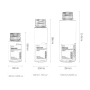 Customizable 30ml PETG Plastic Aluminum Cap Clear Bottle with Pump Sprayer Straight Shoulder Containers for Traveling