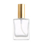Clear Glass Perfume Bottle 5ml 10ml 20ml 30ml 50ml Empty square Cosmetic Perfume Packaging Bottle