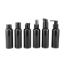 Wholesale 100ml Black Plastic Hair Spray Pump Bottle with Logo Printing Empty for Hair Care Sealing Type Pump Sprayer