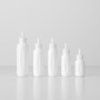 Hot Sale 100ml Plastic Squeeze Bottle 2oz PP Twist Top Cap White Round Packaging for Skincare Lotion Cosmetics