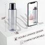 150ML/5OZ Black Plastic Double Leak Proof Refillable Empty Travel Bottles