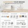 Cosmetic Jars 200ml Hair Scrub Round Bottom Wide Mouth pp Plastic Cream Jar 500 ml Can Be Ordered Differently