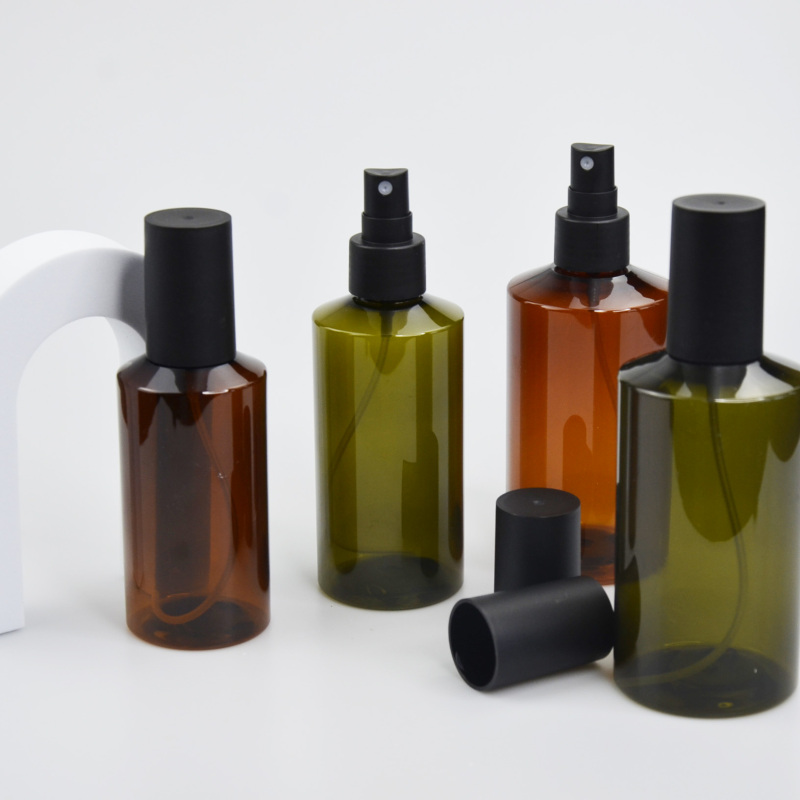 Wholesale Empty Plastic Body Spray Bottles Fine Mist Matte Black Pump Hair Spray Bottle