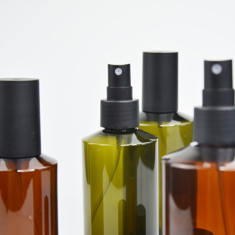 Wholesale Empty Plastic Body Spray Bottles Fine Mist Matte Black Pump Hair Spray Bottle