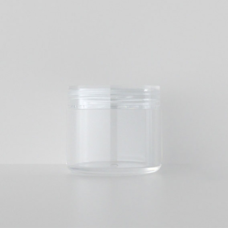 PS 10 Gram Cream Jar Container Plastic clear Jars with clear Lids Skincare Packaging Round Cosmetic Plastic Jar