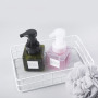 Low MOQ Foam Pump Bottle Black square 250 ml Plastic Bottles Foaming Facial Cleaner Bottle
