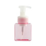 Low MOQ Foam Pump Bottle Black square 250 ml Plastic Bottles Foaming Facial Cleaner Bottle