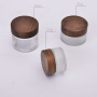 Luxury New Design 50G Bamboo Packaging Cream Jar With Bamboo Lid
