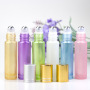 Colorful Empty Unique Glass Bottle 10ml Roll on Bottle for Skincare Essential Oil Cosmetic Serum Oil Roller Bottle