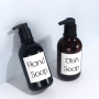 Luxury PET Plastic 500ml Hard Shampoo Gel Bottle Black Matte with White Pump Sprayer Sealing Type on Sale in Hangzhou