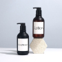 Luxury PET Plastic 500ml Hard Shampoo Gel Bottle Black Matte with White Pump Sprayer Sealing Type on Sale in Hangzhou