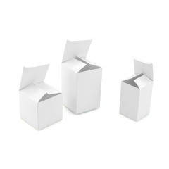 Customized Product Packaging Small White Box Packaging White Paper Box