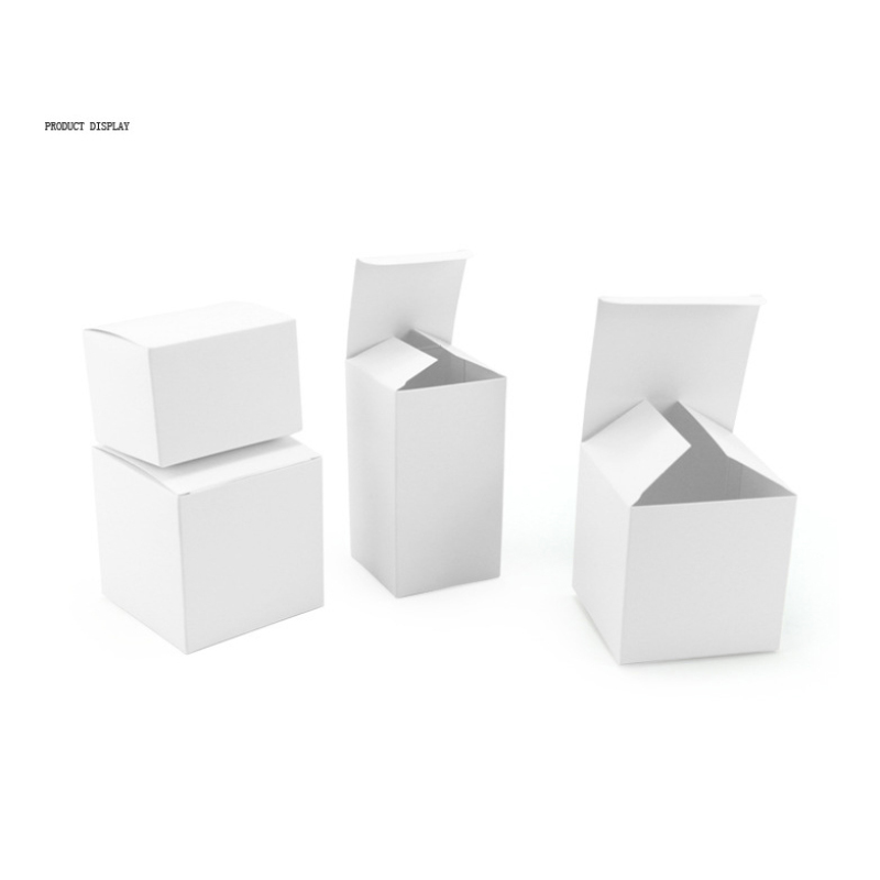 Customized Product Packaging Small White Box Packaging White Paper Box