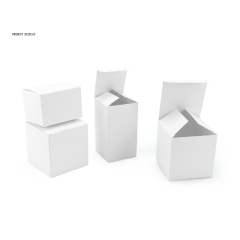 Customized Product Packaging Small White Box Packaging White Paper Box