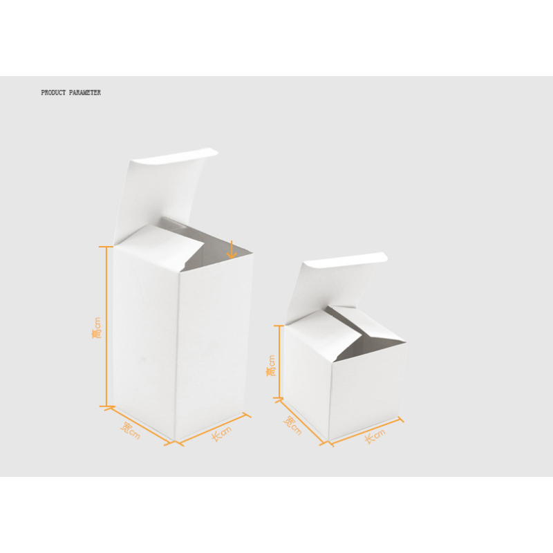 Customized Product Packaging Small White Box Packaging White Paper Box