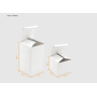 Customized Product Packaging Small White Box Packaging White Paper Box