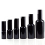 Custom Printing 10ML 30MLEssential Oil Bottle Dropper 2oz 3oz Packaging Cosmetics Serum Black Glass Dropper Bottle 5ML