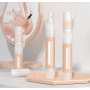 Portable 5ml White PP Perfume Spray Pen Refillable Mini Atomizer Container with Cap Cosmetic Travel Sample Bottle
