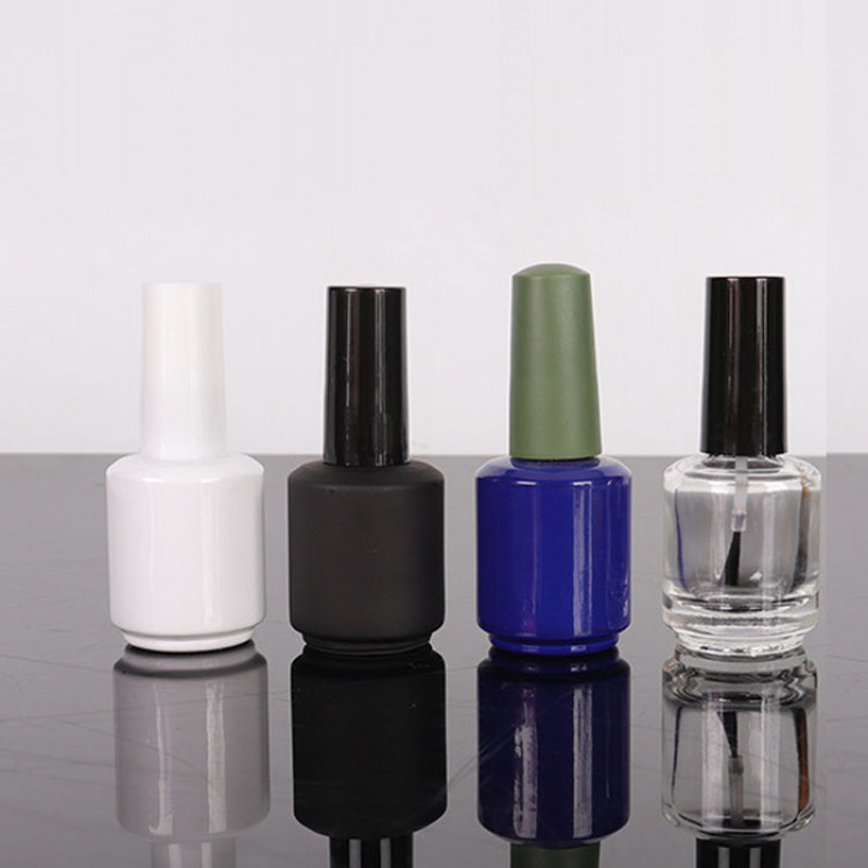 Manufacturer White Glass Empty Uv Gel Nail Polish Bottles Factory