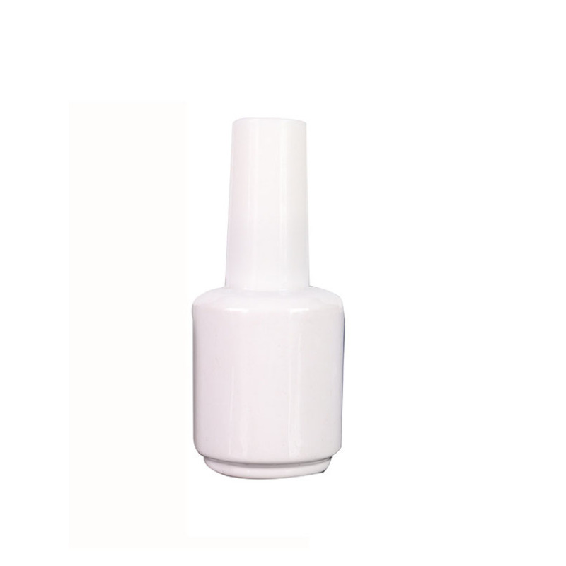 Manufacturer White Glass Empty Uv Gel Nail Polish Bottles Factory