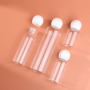 OEM Transparent Plastic Bottle 50ml 250ml Custom Cosmetic Skincare Packaging for Essence Serum Packaging