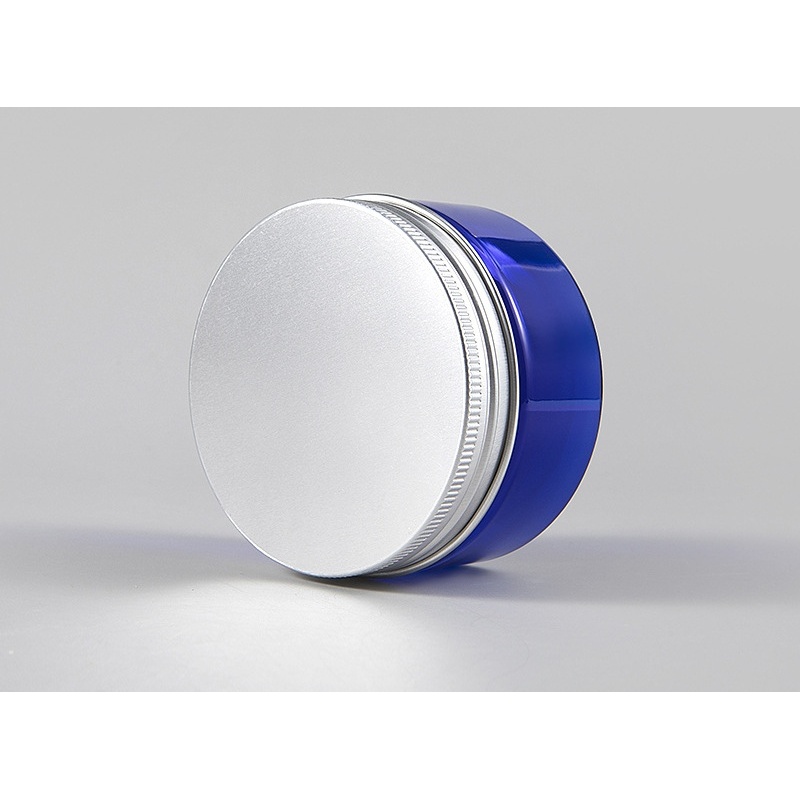 Low Price Wholesale High Quality Plastic Jars Pet Plastic Jars With Aluminum  Lid for Cosmetic